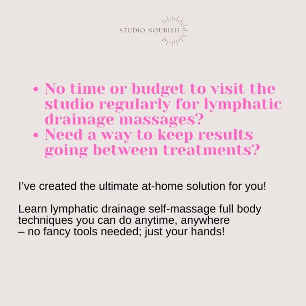 Lymphatic Drainage Self-Massage Face & Body Bundle VIDEO TUTORIAL