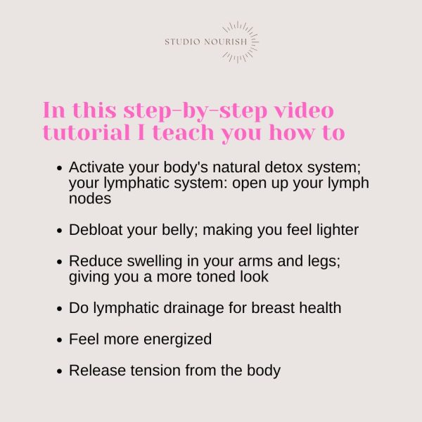 Lymphatic Drainage Self-Massage Face & Body Bundle VIDEO TUTORIAL