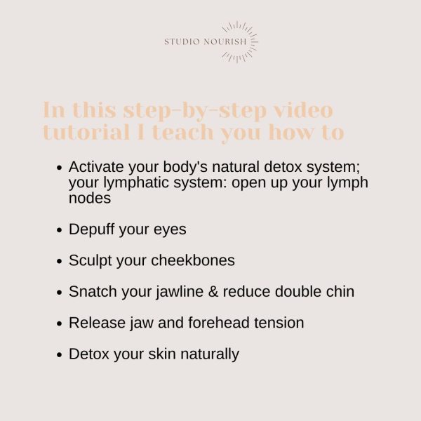 Lymphatic Drainage Self-Massage Face & Body Bundle VIDEO TUTORIAL